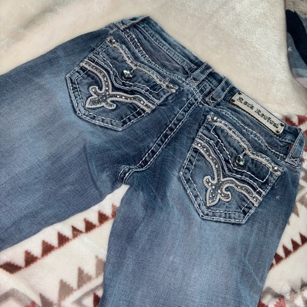 Rock Revival Blue Boot Cut Jeans